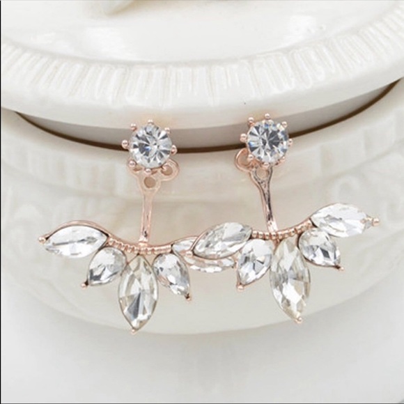 1 left! Crystal Earring Jacket - Picture 3 of 5